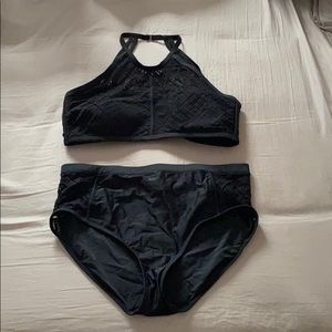 Brand new mesh cutout 2 piece swimsuit